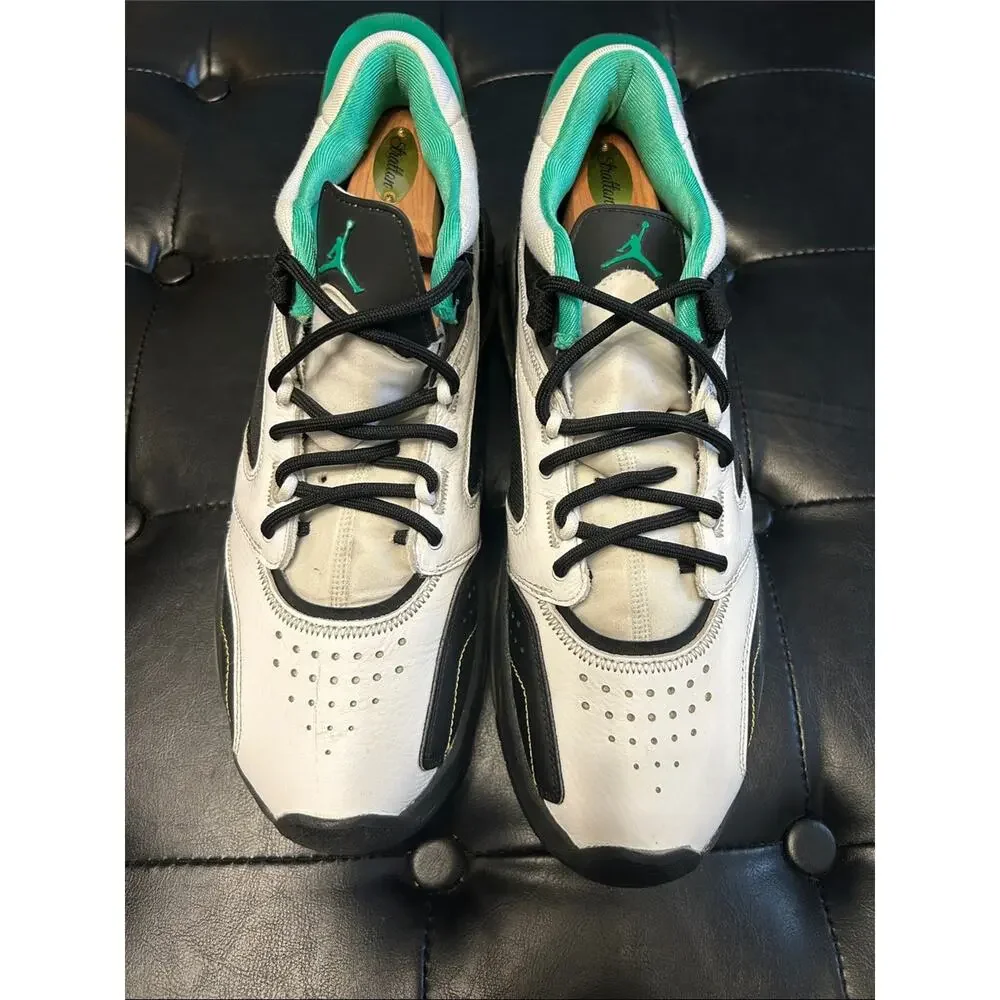 Jordan Men’s Sneakers in White, Black & Teal